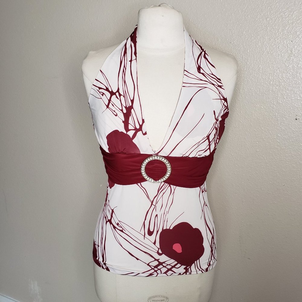 Come Como Women's Vintage Y2K Halter Top Size Large